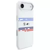 Custodia MagSafe BMW M Silicon Horizontal Line per iPhone Air bianco
