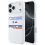 Custodia MagSafe BMW M Silicon Horizontal Line per iPhone 17 Pro Max bianco