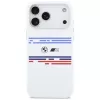 Custodia MagSafe BMW M Silicon Horizontal Line per iPhone 17 Pro Max bianco