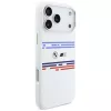 Custodia MagSafe BMW M Silicon Horizontal Line per iPhone 17 Pro Max bianco