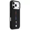 Custodia MagSafe BMW M Silicon Tricolor Line per iPhone 17 Pro nero