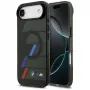 BMW M IML Metal Buttons Tricolor Lines custodia MagSafe per Apple iPhone Air, nera