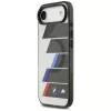 Custodia MagSafe BMW M IML Metal Buttons Tricolor Lines per iPhone Air, antracite