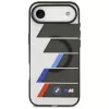 Custodia MagSafe BMW M IML Metal Buttons Tricolor Lines per iPhone Air, antracite
