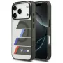 Custodia MagSafe BMW M IML Metal Buttons TricolorLines per iPhone 17 Pro Max antracite