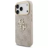 Custodia Guess 4G Big Classic Logo Big Strap Metal Buttons per Apple iPhone 17 Pro rosa