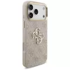 Custodia protettiva Guess 4G Big Classic Logo Big Strap Metal Buttons per iPhone 17 Pro Max, rosa