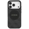 Custodia MagSafe Guess 4G Circle Classic Logo per iPhone 17 Pro (nero)