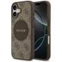 Custodia MagSafe Guess 4G Circle Classic Logo per Apple iPhone 17 - marrone