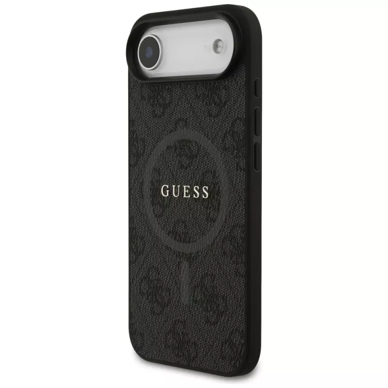 Guess 4G Ring Classic Logo MagSafe Case per iPhone Air, nero