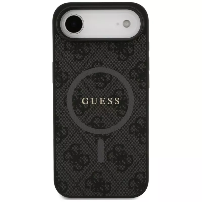 Guess 4G Ring Classic Logo MagSafe Case per iPhone Air, nero