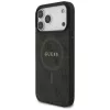 Guess 4G Ring Classic Logo MagSafe Case per iPhone 17 Pro Max (nero)