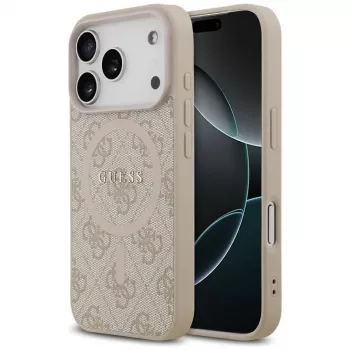 Guess 4G Ring Classic Logo MagSafe Case per iPhone 17 Pro rosa