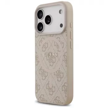 Guess 4G Ring Classic Logo MagSafe Case per iPhone 17 Pro rosa