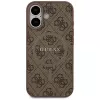 Guess 4G Ring Classic Logo MagSafe Case per iPhone 17 - marrone