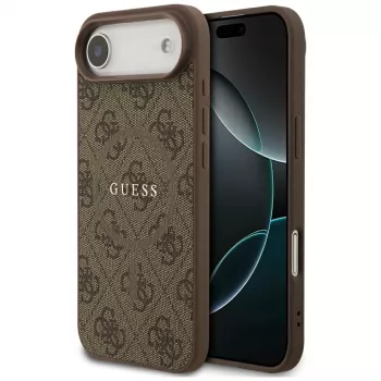 Guess 4G Ring Classic Logo MagSafe Case per iPhone Air marrone