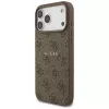 Guess 4G Ring Classic Logo MagSafe Case per iPhone 17 Pro Max (marrone)