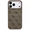 Guess 4G Ring Classic Logo MagSafe Case per iPhone 17 Pro Max (marrone)