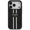 Guess 4G Printed Stripes MagSafe Case per iPhone 17 Pro (nero)