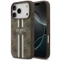 Guess 4G Printed Stripes MagSafe Case per Apple iPhone 17 Pro - marrone