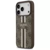 Guess 4G Printed Stripes MagSafe Case per Apple iPhone 17 Pro - marrone