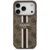Guess 4G Printed Stripes MagSafe Case per Apple iPhone 17 Pro - marrone