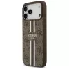 Guess 4G Printed Stripes MagSafe Case per iPhone 17 Pro Max (marrone)