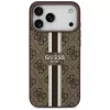 Guess 4G Printed Stripes MagSafe Case per iPhone 17 Pro Max (marrone)