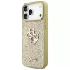Guess Fixed Glitter Big 4G Case per iPhone 17 Pro Max (oro)