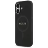 Guess Saffiano Classic Logo MagSafe Case per iPhone 17 nero