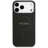 Guess Saffiano Classic Logo MagSafe Case per iPhone 17 Pro Max nero