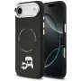 KARL LAGERFELD Karl & Choupette Pins MagSafe Case per iPhone Air, nero