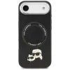 KARL LAGERFELD Karl & Choupette Pins MagSafe Case per iPhone Air, nero