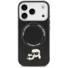KARL LAGERFELD Karl & Choupette Pins MagSafe Case per Apple iPhone 17 Pro - nero
