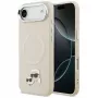 KARL LAGERFELD Karl & Choupette Pins custodia MagSafe per Apple iPhone Air - beige