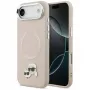 KARL LAGERFELD Karl & Choupette Pins MagSafe Case per iPhone Air rosa
