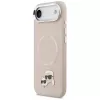 KARL LAGERFELD Karl & Choupette Pins MagSafe Case per iPhone Air rosa