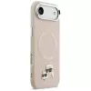 KARL LAGERFELD Karl & Choupette Pins MagSafe Case per iPhone Air rosa