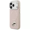 Karl Lagerfeld Karl & Choupette Pins MagSafe Case per iPhone 17 Pro rosa