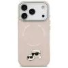 Karl Lagerfeld Karl & Choupette Pins MagSafe Case per iPhone 17 Pro rosa