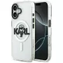KARL LAGERFELD IML Karl Sketch Logo MagSafe Case per Apple iPhone 17 trasparente