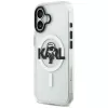 KARL LAGERFELD IML Karl Sketch Logo MagSafe Case per Apple iPhone 17 trasparente