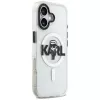 KARL LAGERFELD IML Karl Sketch Logo MagSafe Case per Apple iPhone 17 trasparente