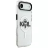 Karl Lagerfeld IML Karl Sketch Logo MagSafe Case per iPhone Air, trasparente