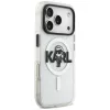KARL LAGERFELD IML Karl Sketch Logo MagSafe Case per iPhone 17 Pro trasparente