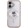 Karl Lagerfeld IML Choupette Sketch Logo custodia MagSafe per iPhone 17, rosa