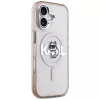 Karl Lagerfeld IML Choupette Sketch Logo custodia MagSafe per iPhone 17, rosa