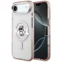 Karl Lagerfeld IML Choupette Sketch Logo custodia MagSafe per iPhone Air rosa