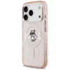 Karl Lagerfeld IML Choupette Sketch Logo custodia MagSafe per iPhone 17 Pro - rosa