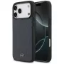 Mercedes in pelle Lorbeerblätter Streifen custodia MagSafe per iPhone 17 Pro Max blu